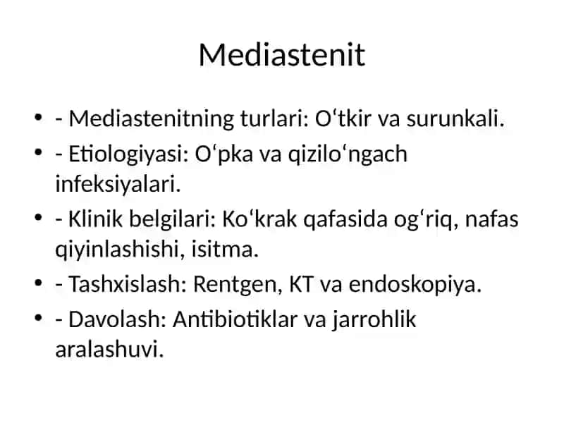Yallig'lanish Kasalliklari Asoratlari 4