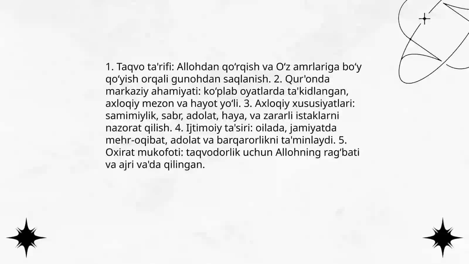 Islom qadriyatlari va ma'rifati 4