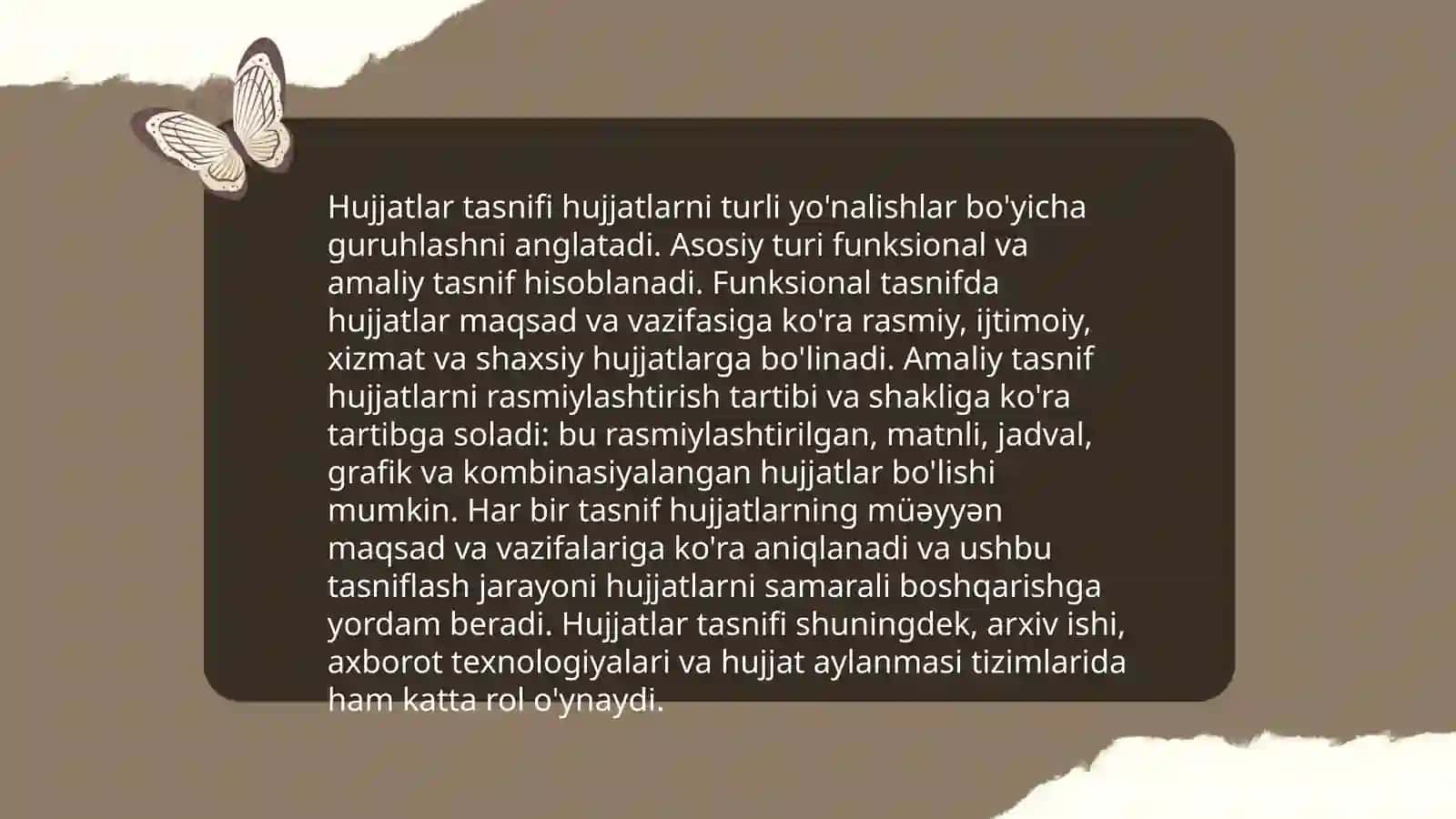 Hujjatlarni arxivga topshirish masalalari 4