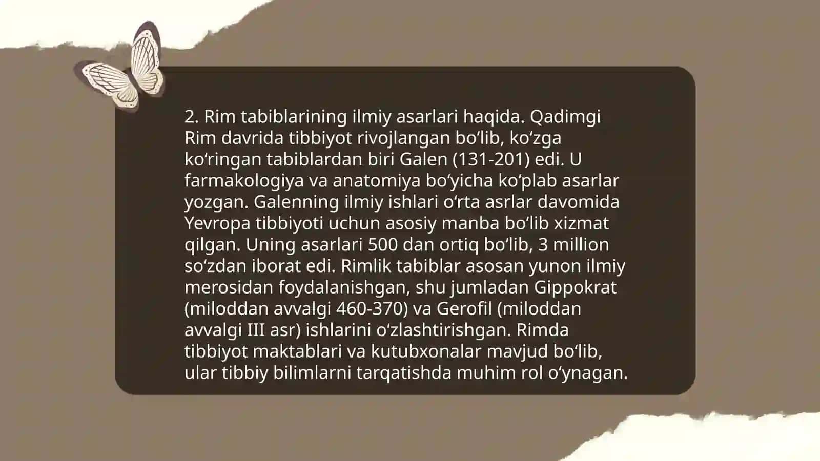 Qadimgi Rim tabobati tarixi 4
