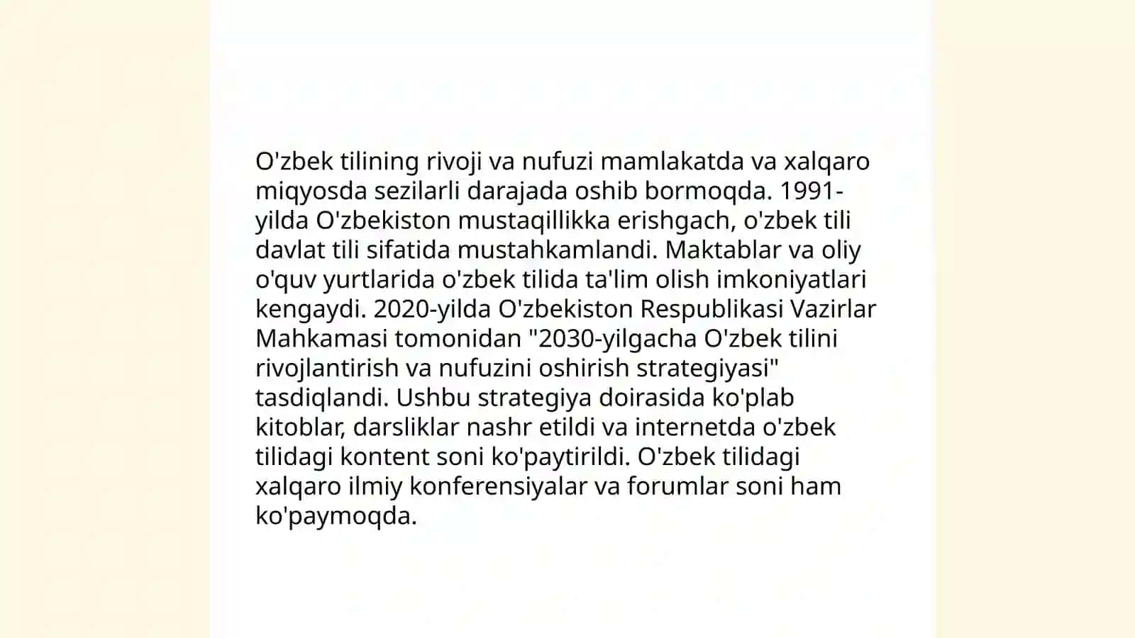 Milliy o'zlikni anglash 4