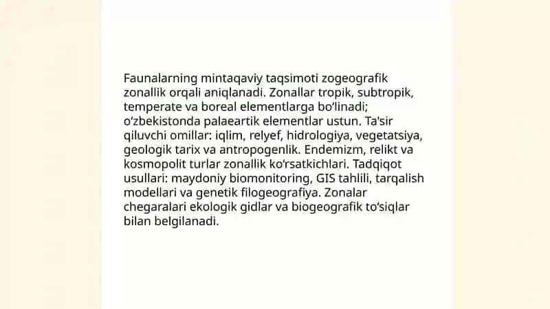 Zogeografik tadqiqotlar 4
