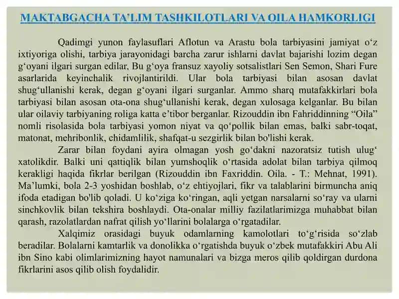 Maktabgacha Ta'limda Boshqaruv va Menejment 4