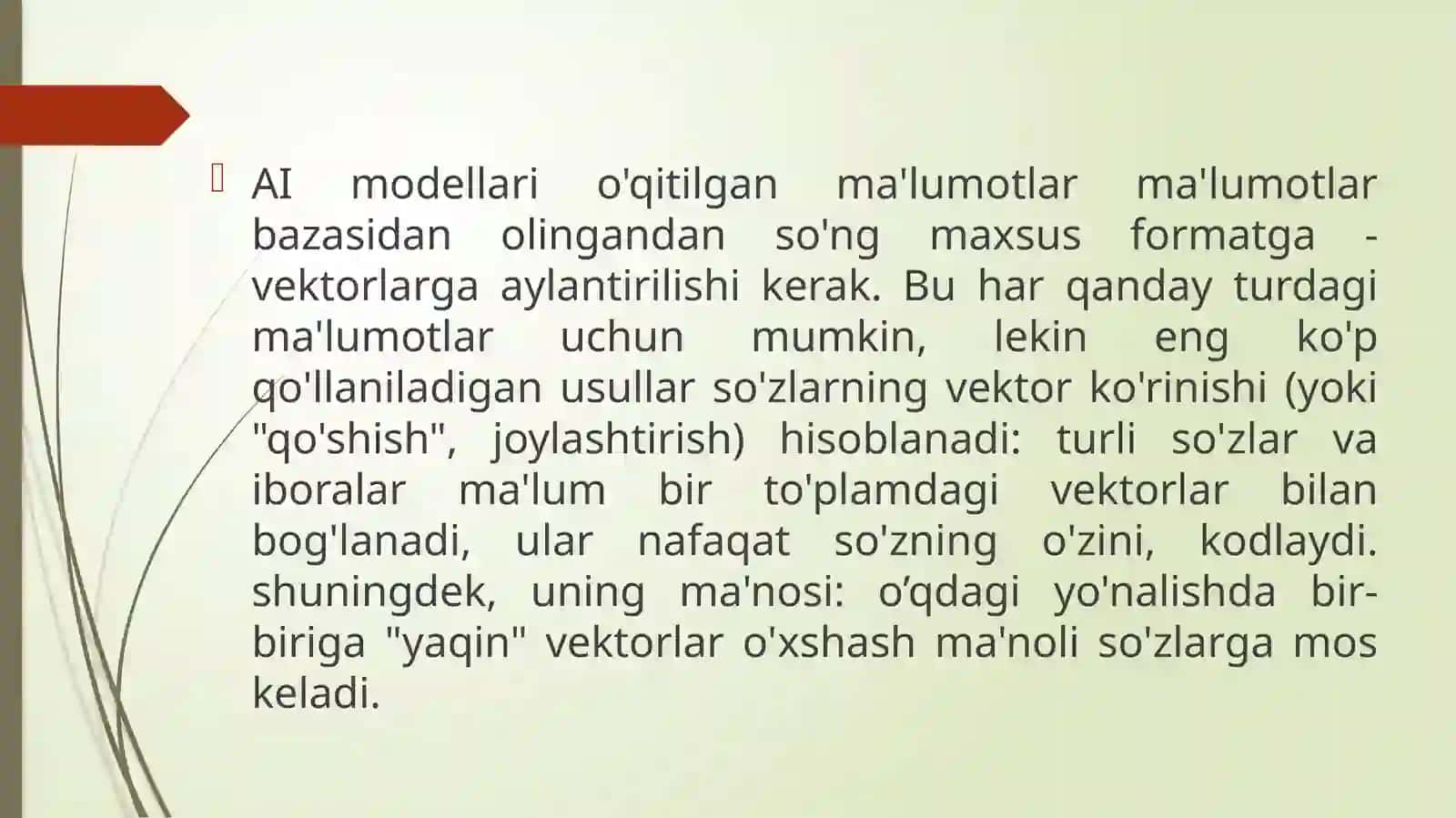 Suniy intelekt va malumotlar bazasi 4