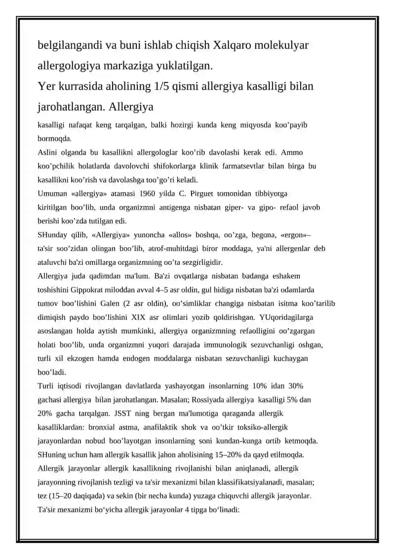 Allergik Sezuvchanlik Pasporti 4