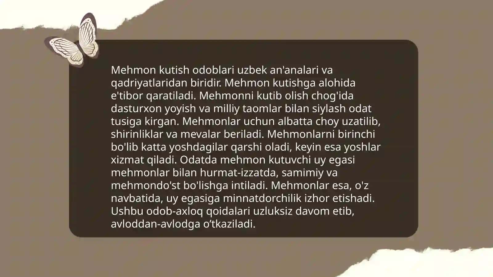 Oilaviy odoblar 4