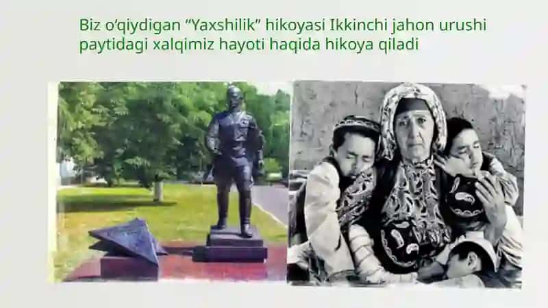 “YAXSHILIK” HIKOYASI 4