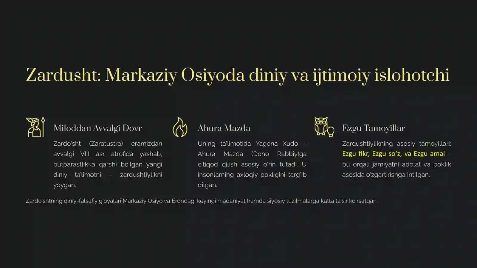 TARIX SOHASI FIDOIYLARI Buyuk ajdodlar va ularning merosi 4
