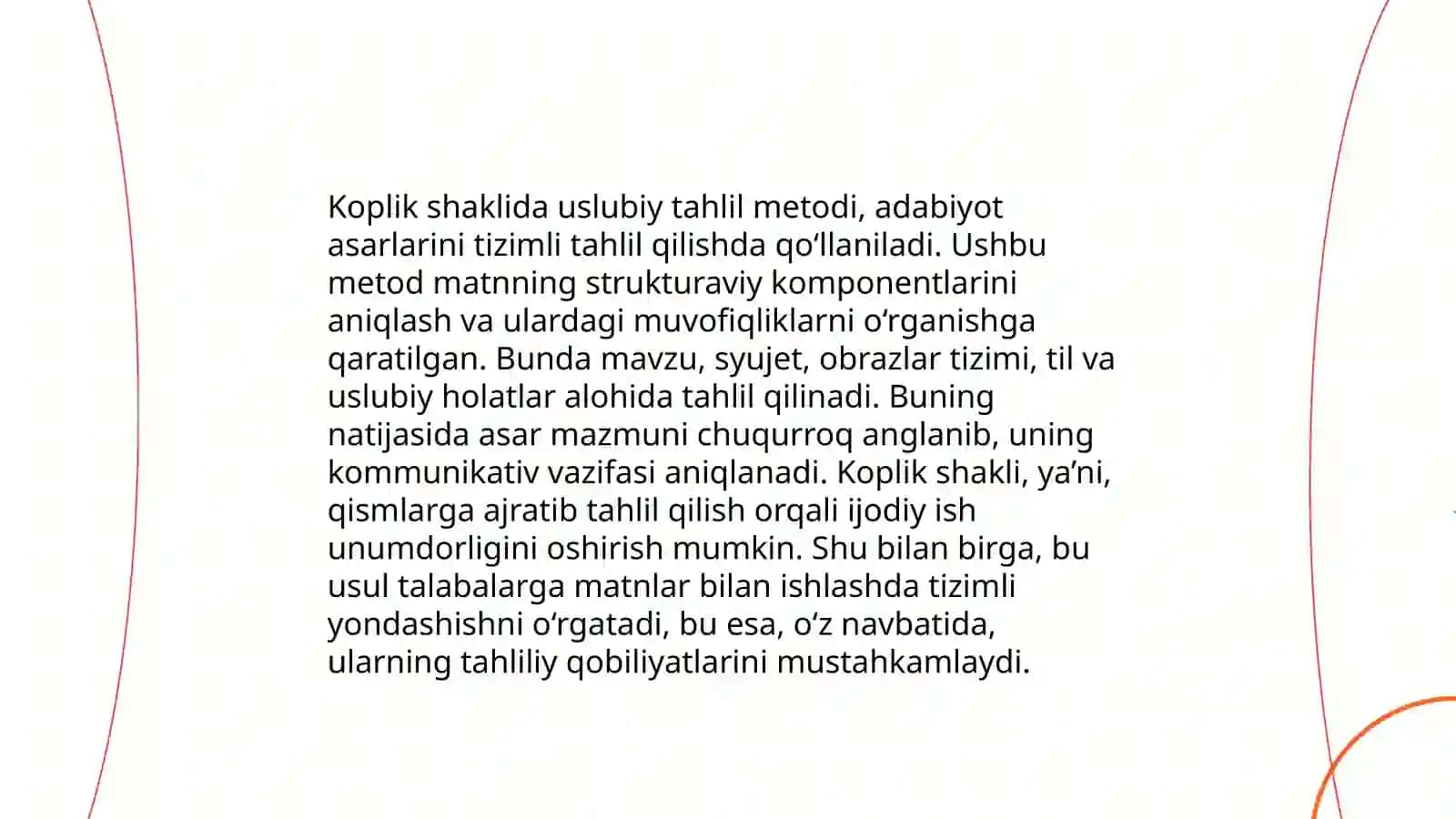 Koplik shaklining uslubiy xususiyatlari 4
