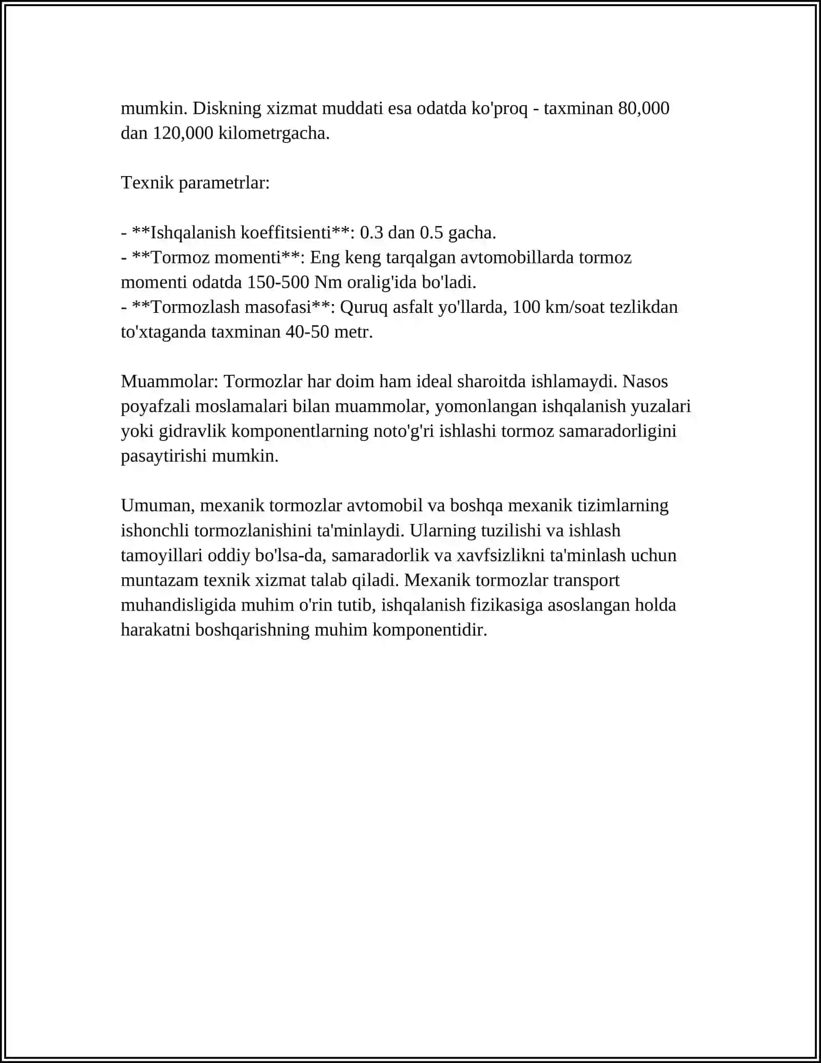 KOLODKALI TORMOZLAR TURLARI 4