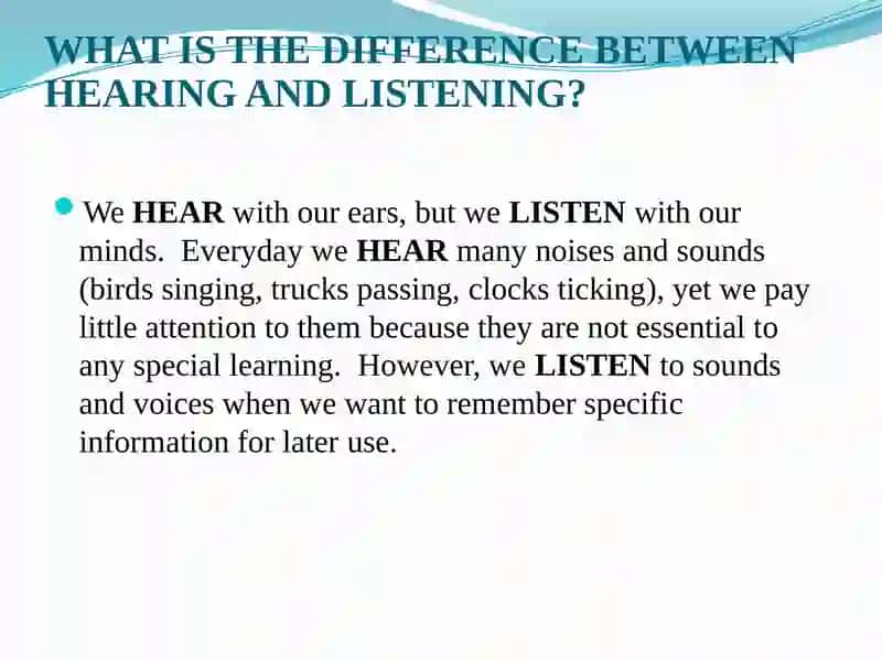Listening Skills Development 4