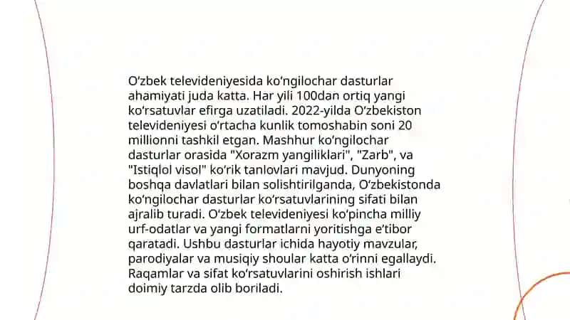 Televideniya va ko'ngilochar sanoat 4