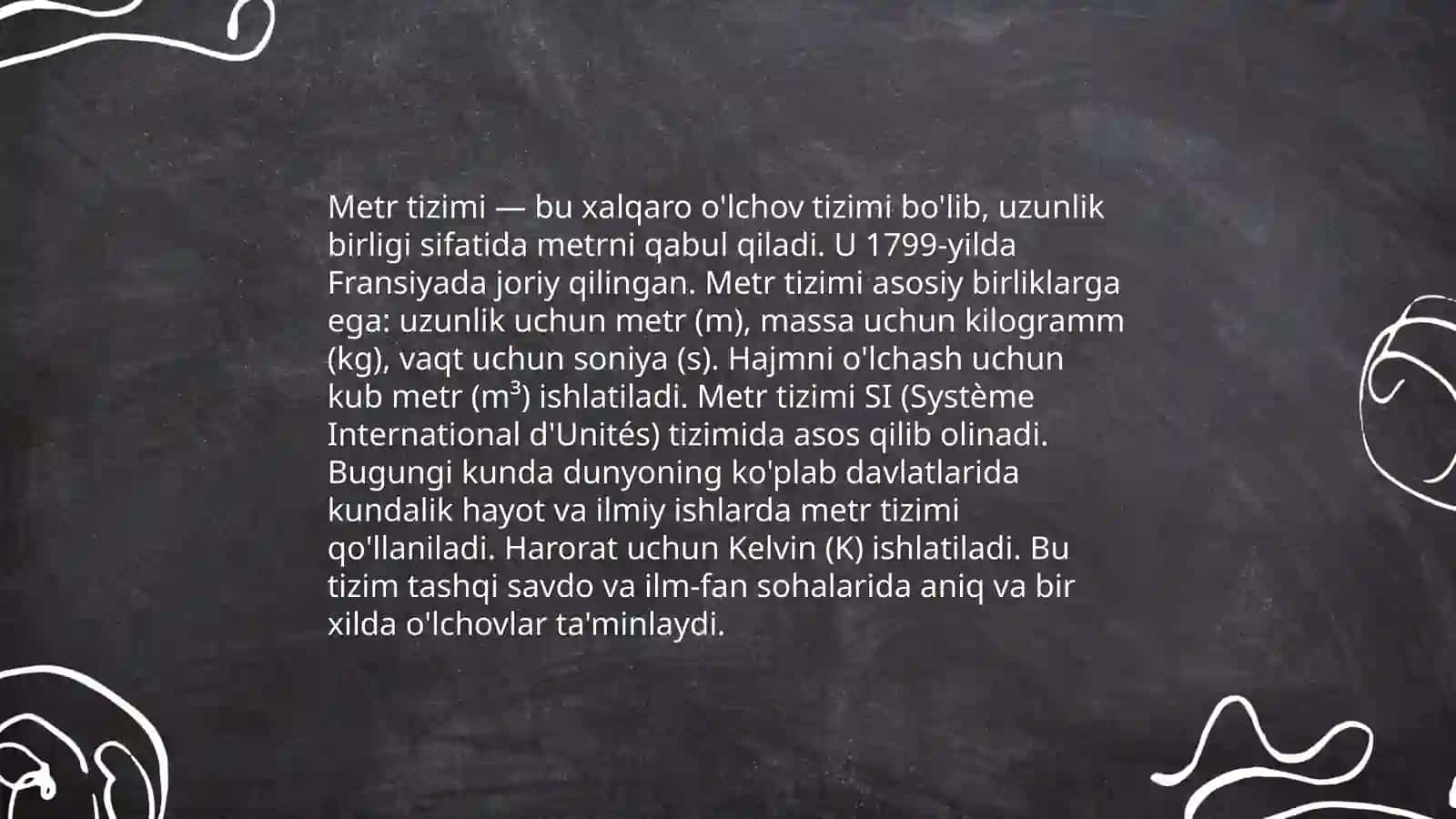 Uzunlik va yuza òlchov birliklari 4