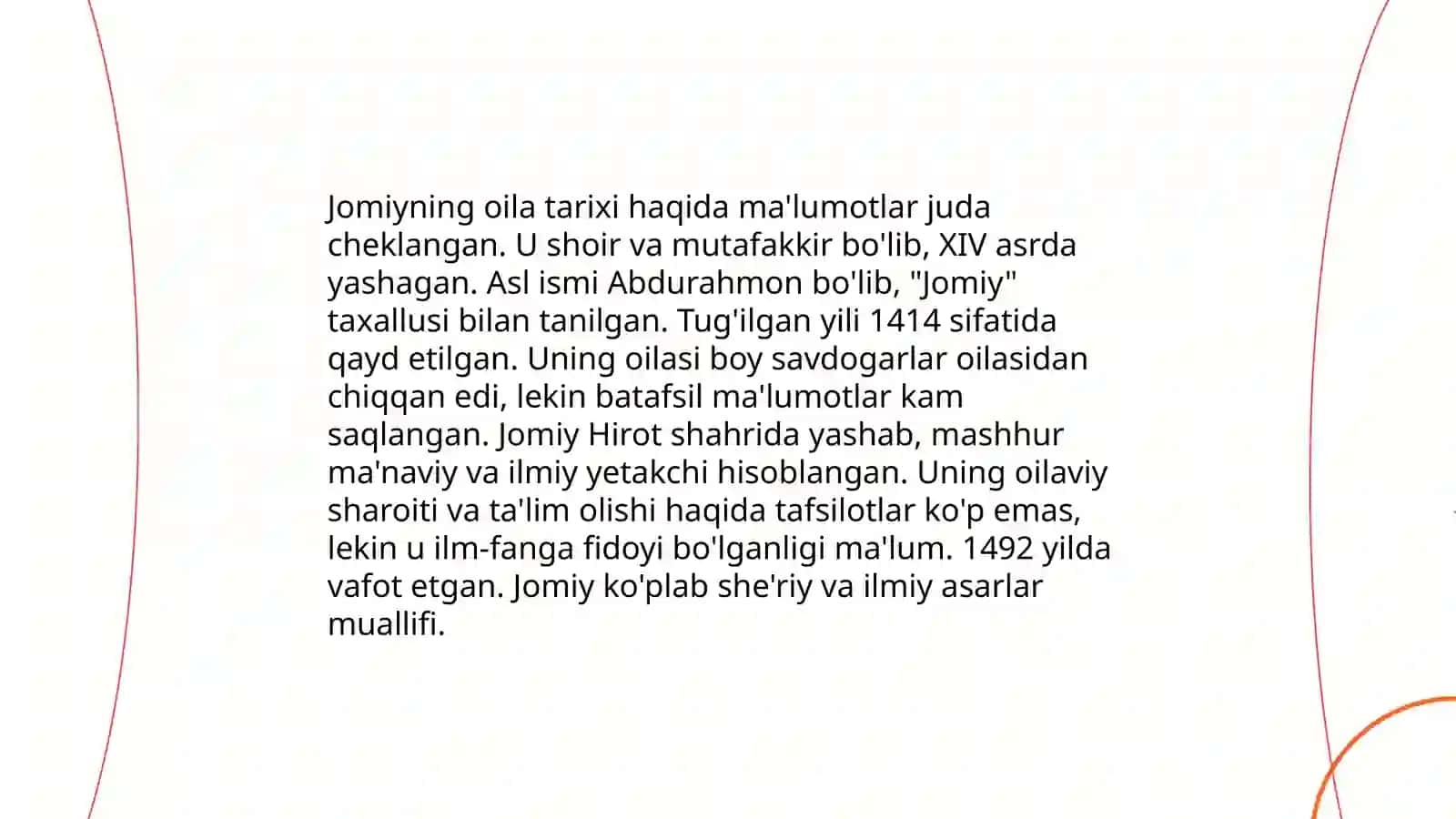 Abdurahmon Jomiy hayoti va ijodi 4