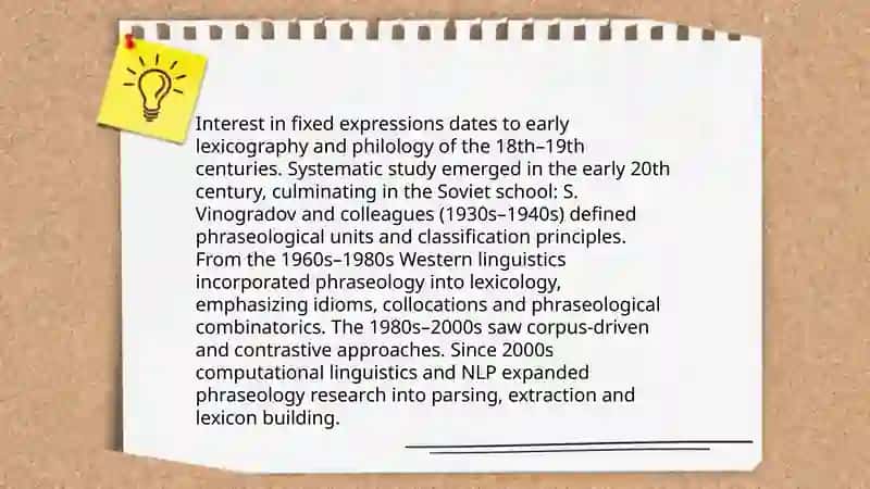 Phraseology as a branch of lexicology 4