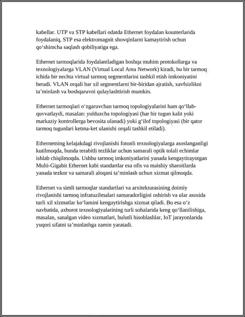 SIMLI VA SIMSIZ TARMOQ TEXNOLOGIYALARI 4