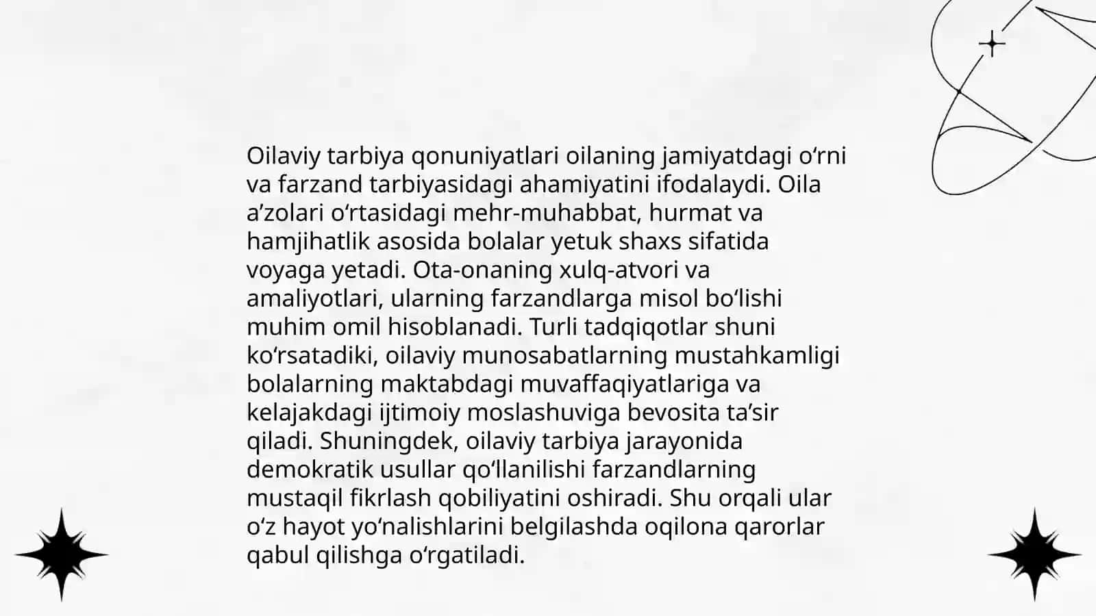 Tarbiya qonuniyatlari 4