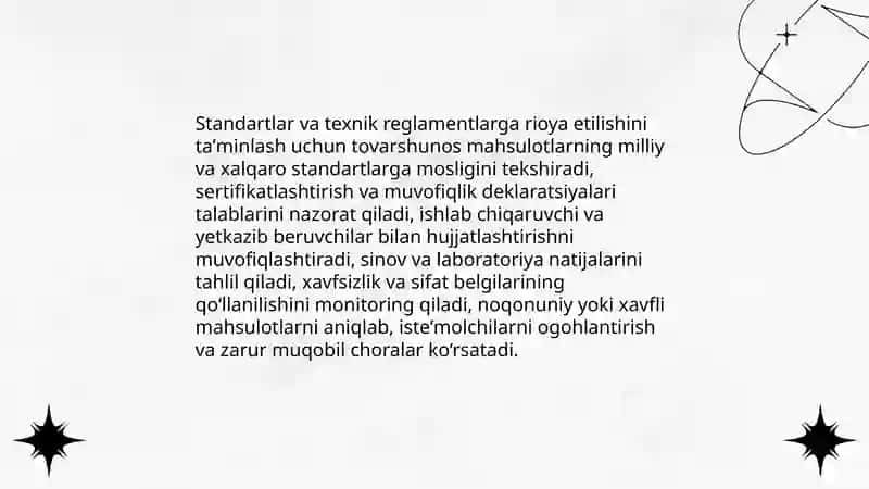Mahsulot sifati va mosligini nazorat qilish 4