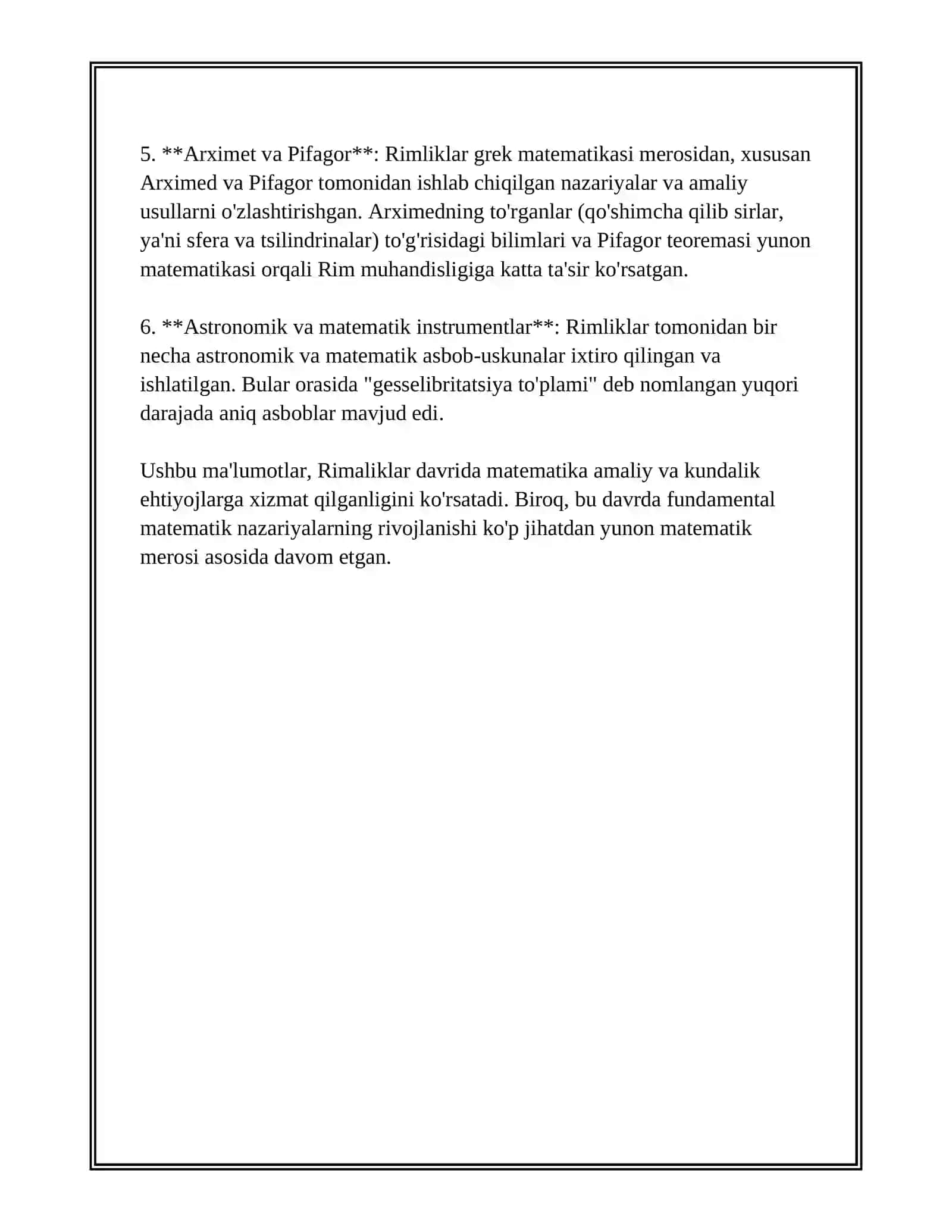 RIM SALTANATI DAVRIDA ALEKSANDRIYA MATEMATIKA MAKTABI 4