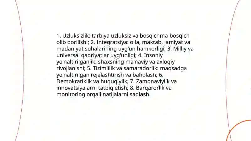 Uzluksiz Ma'naviy Tarbiya Konsepsiyasi 4