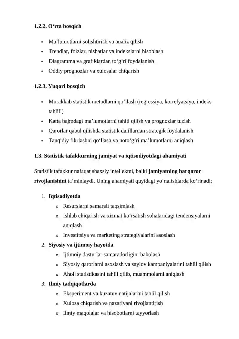 STATISTIK TAFAKKUR VA STATISTIK MADANIYAT 4
