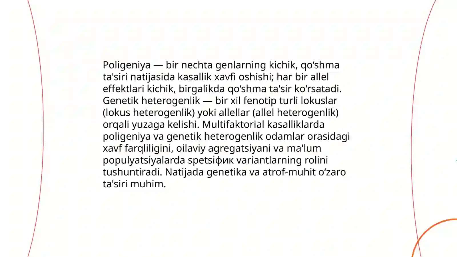 Multifaktorial kasalliklar 4
