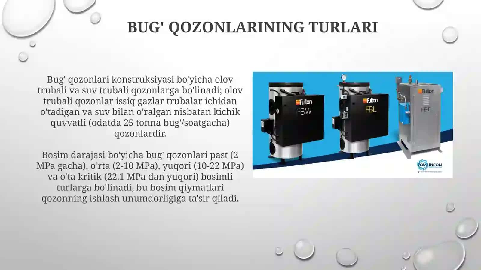 Energetikada Bug' qozonlari 4