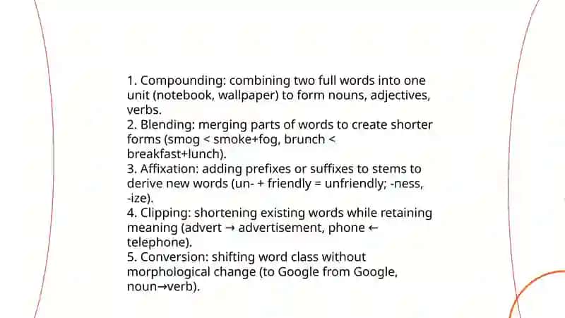 Neologisms and archaic words 4