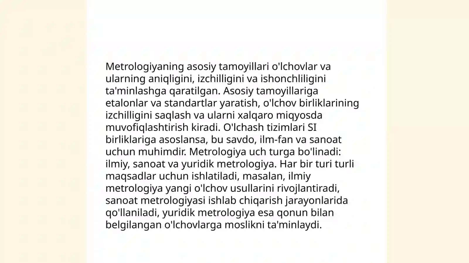 Metrologiya va metrologik taʼminot 4