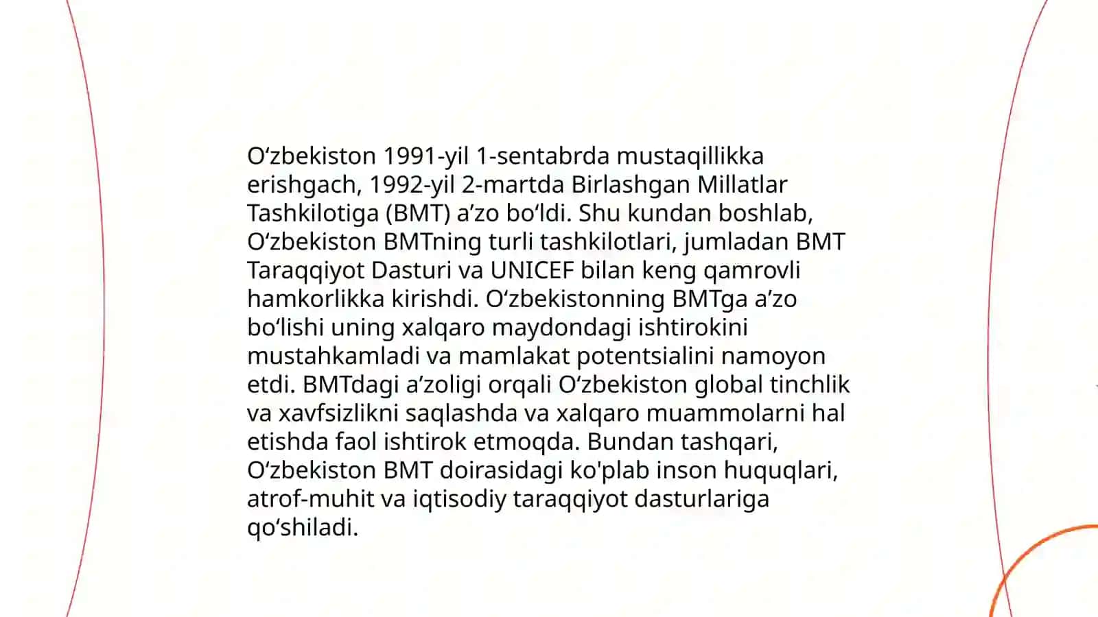 Oʻzbekiston va jahon hamjamiyati(1991-2016) 4