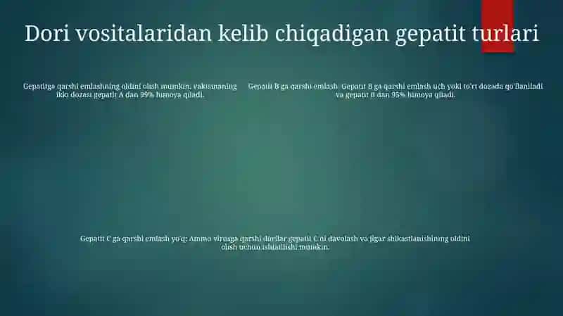 Gepatitlarni Davolash 4