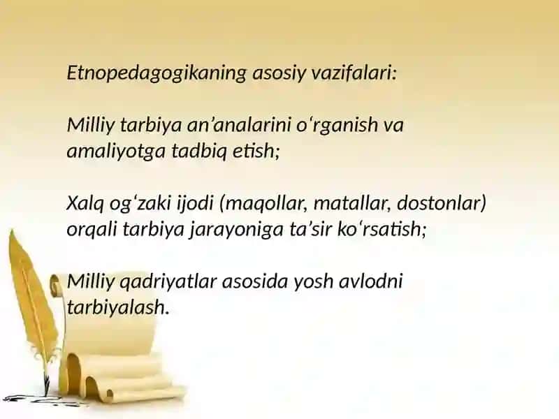Etnopedagogikaning fan sifatida yaratilishi 4