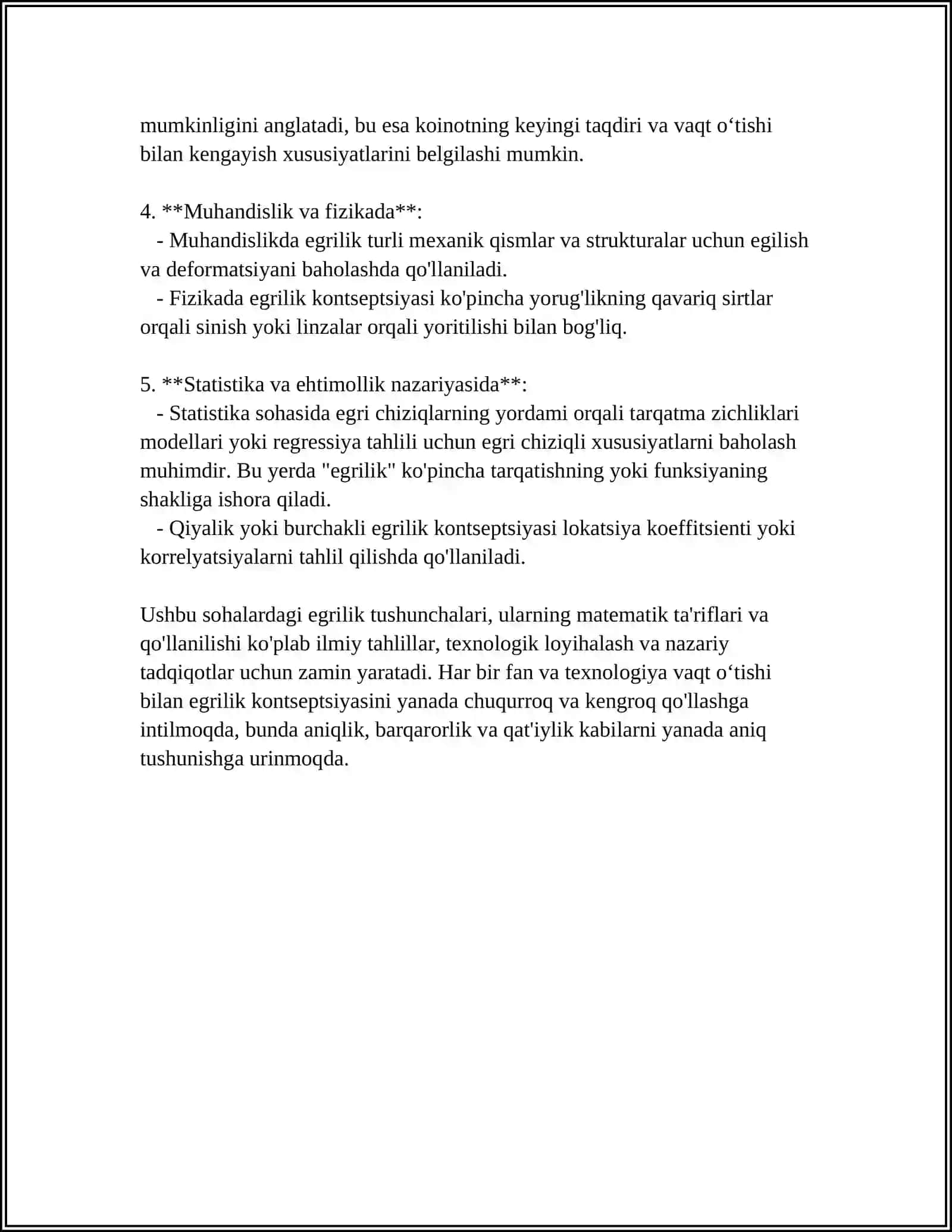 EGRILIKNING GEOMETRIK MA'NOSI 4