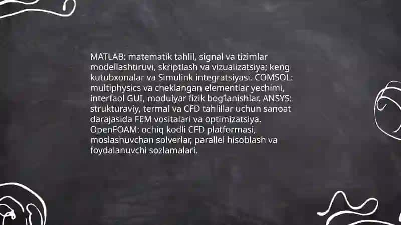 Fizikaviy jarayonlarni modellashtirish 4