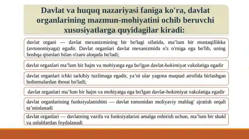 Ijro etuvchi hokimiyat organlari 4