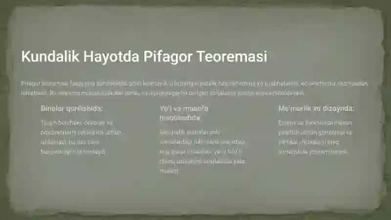 Pifagor Teoremasining Hayotiy Tatbiqlari 4