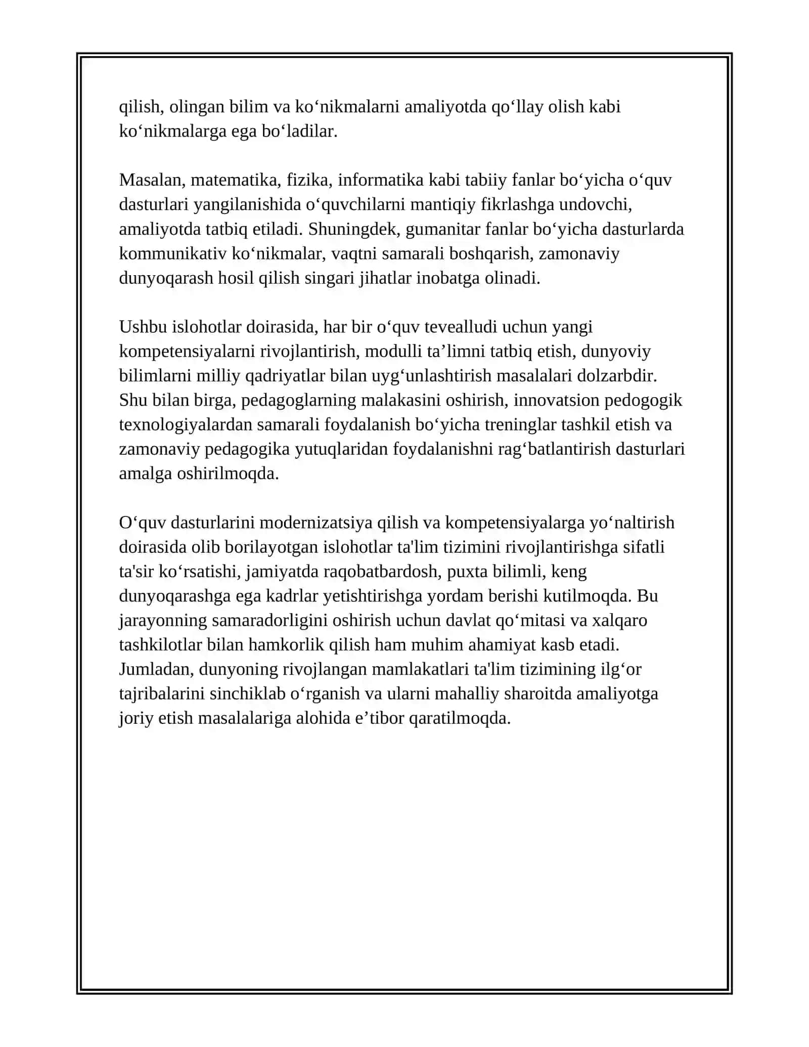 TAʼLIM TIZIMIDAGI ISLOHATLAR 4