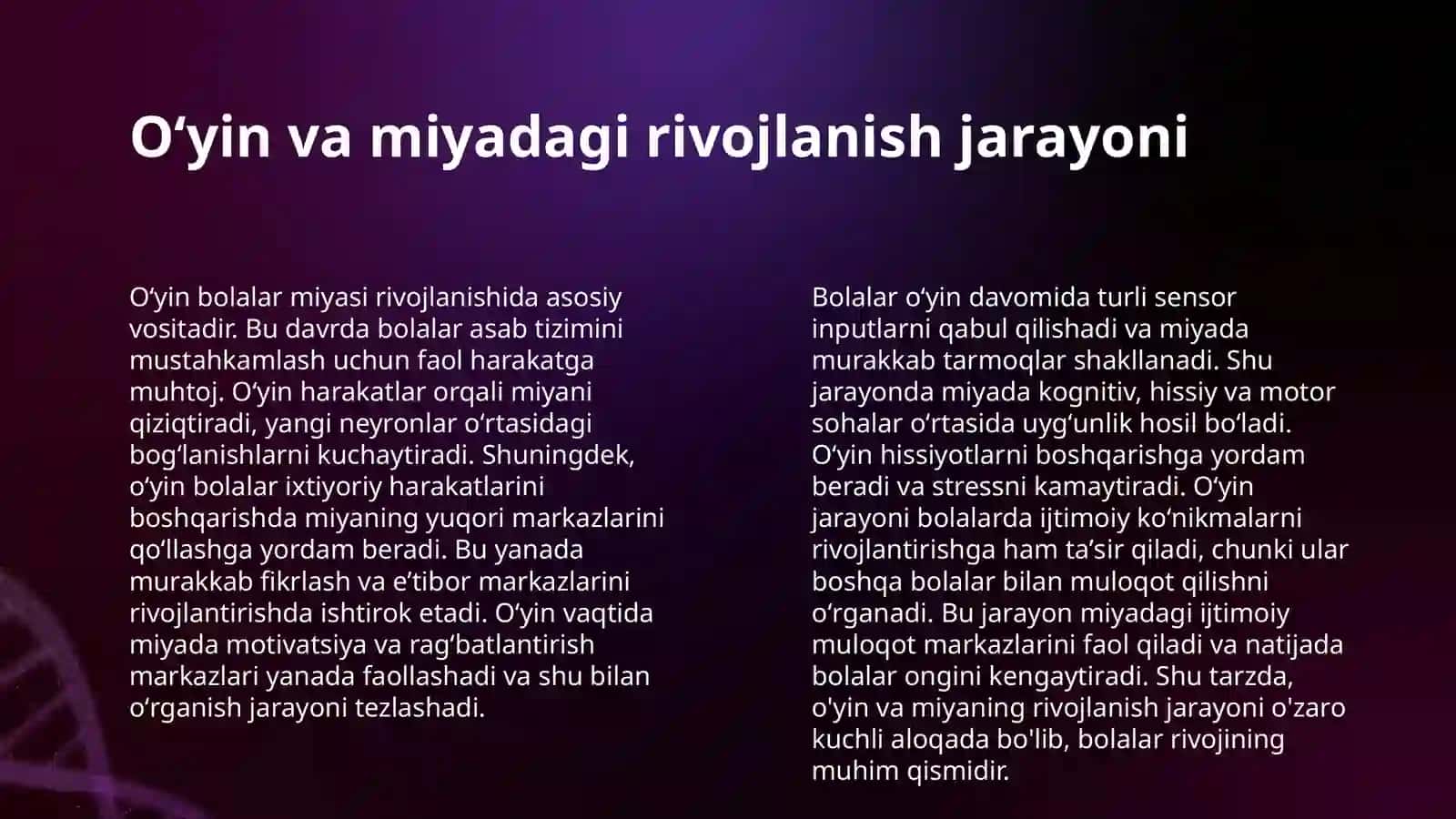 ILK BOLALIK DAVRIDA OʻYIN FAOLIYATI 4