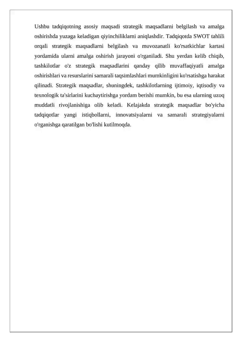 Strategik maqsadlar 4
