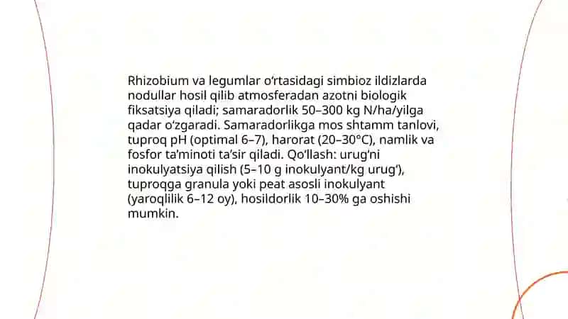 Tuproq unumdorligi oshirishda mikroorganizmlardan foydalanish 4