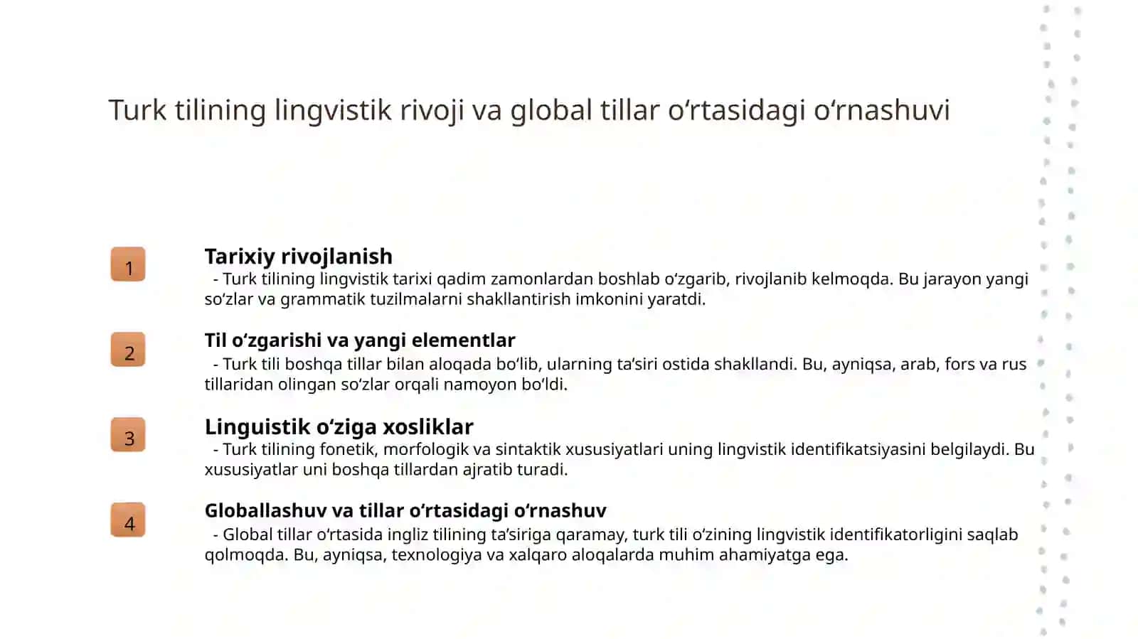 Zamonaviy dunyoda turk tilining oʻrni 4