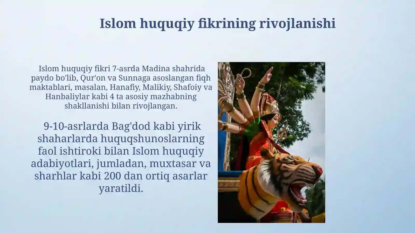 Islom tafakurlari va madaniyatining shakillanish bosqichlari 4