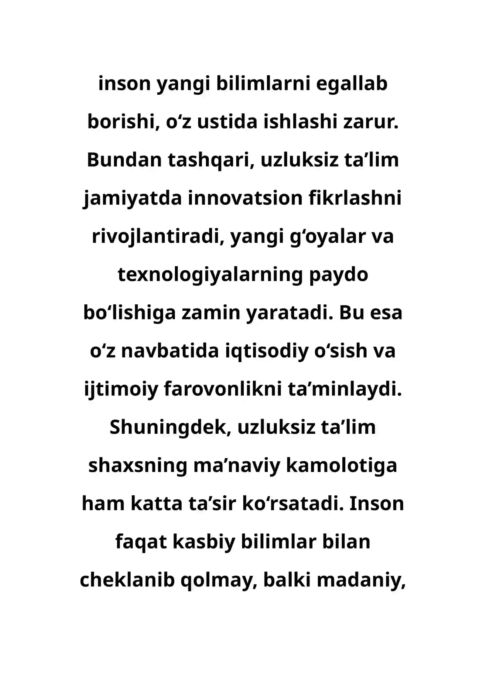 Ta'lim tizmida uzluksizlik 4