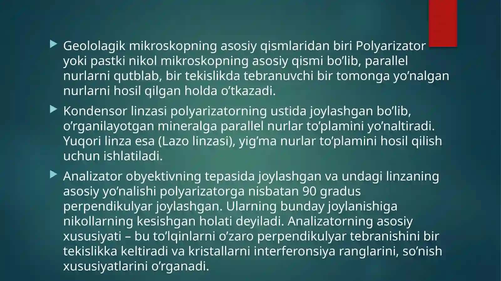 Mikroskopdatog’jinslariningfizikxususiyatlarini ajratish 4