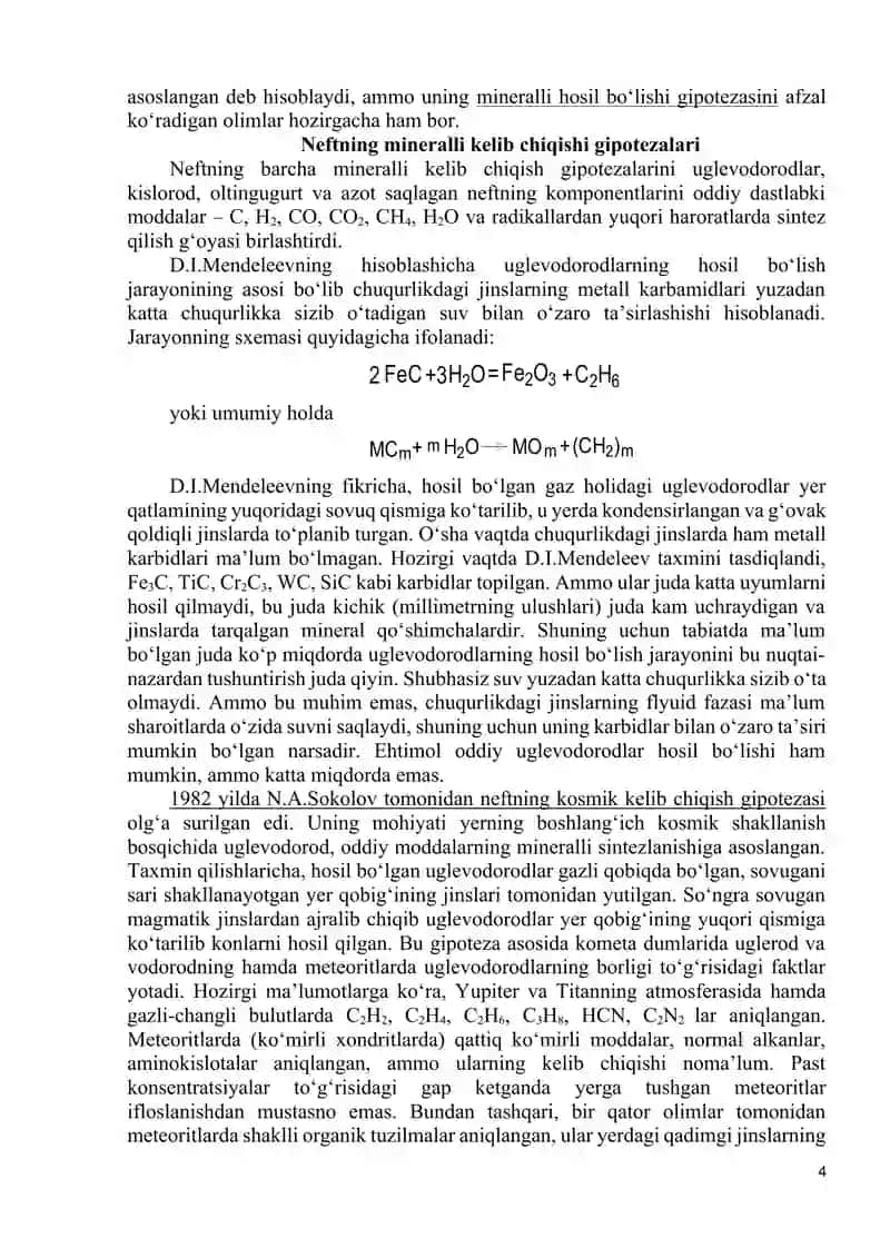 Neft to‘g‘risida umumiy ma’lumotlar 4