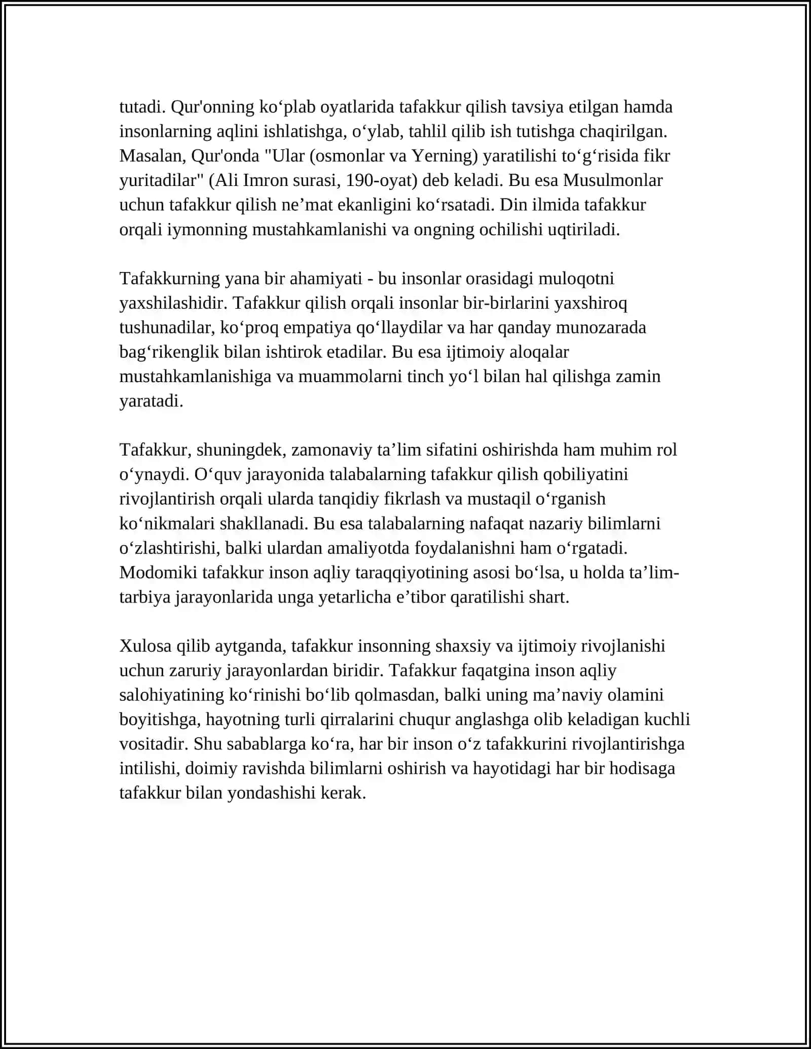 TAFAKKUR VA NUTQNING PSIXOLOGIK TASNIFI 4