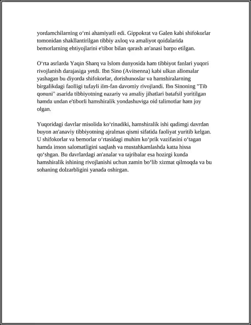HAMSHIRALIK ISHINING TARIXI VA RIVOJLANISHI 4