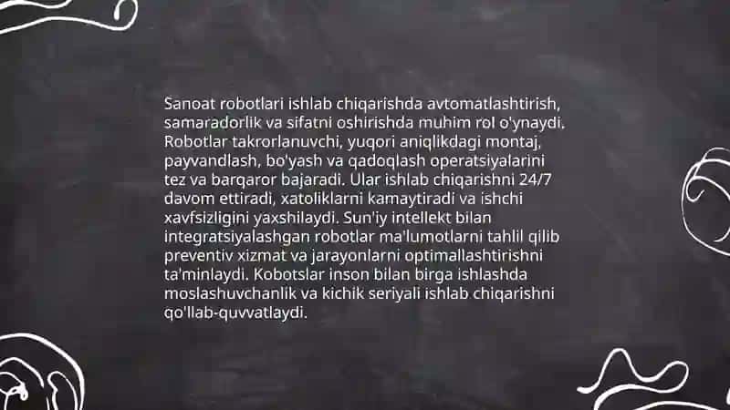 Robotlar bilan tanishish 4