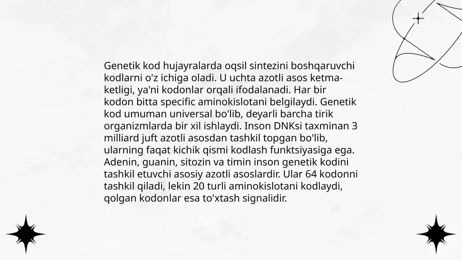 Umumiy genetika 4