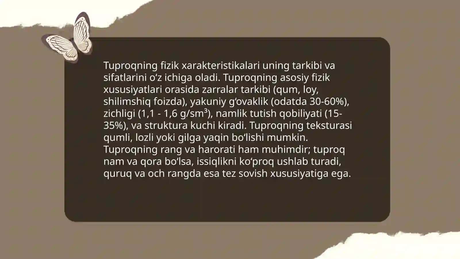 Tuproqning rejimi va harorat 4